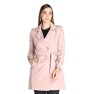 honnete women stylish long sleeve regular coat for winter wear