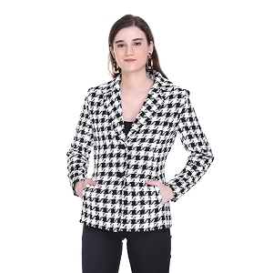 honnete women stylish long sleeve regular coat for winter wear