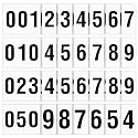 Honoson 1-200 Adhesive Race Bibs 7.5 x 6 Inches Competitor Numbers