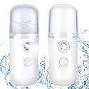Honoson 2 Pack Nano Facial Mister for Lashes Sprayer,White