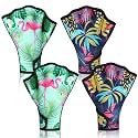 Honoson 2 Pairs Swimming Gloves Women