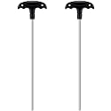 Honoson 2 Pcs 13" Hex Key Pool Cover Removal Tool Wrench Kit, Black, Black