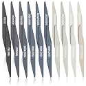 Honoson 20 Pcs Sanding Sticks Model, Low and High Grits, Double Angle Shape
