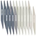 Honoson 20 Pcs Sanding Sticks Model, High Grits Rating, Double Angle Shape