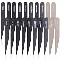 Honoson 20 Pcs Sanding Sticks for Plastic Models Polishing Sticks Assorted Metal and Wood Sanding Tools Accessory for Model Craft Amateur Beginner(Low Grits Rating,Stylish Style)