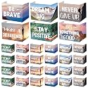 Honoson 24 Pcs Inspirational Privacy Folders for Students