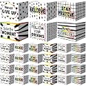 Honoson 24 Pcs Inspirational Privacy Folders for Students