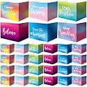 Honoson 24 Pcs Inspirational Privacy Folders for Students