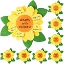 Honoson 24 Set Felt Sunflower Craft Kit, Sunday School Craft Supplies