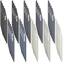Honoson 40 Pcs Sanding Sticks Sandpaper for Modeling, Double Angle Shape