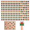 Honoson 600 Pcs Christmas Gift Boxes Tiny Glitter Stickers Self Adhesive