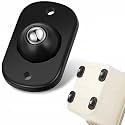 Honoson Self Adhesive Caster Wheels,Black,1 Steel,1 Pcs