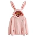Hooded Neck Sweatshirt Winter Wear Long Ear