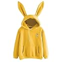 Hooded Neck Sweatshirt Winter Wear Long Ear