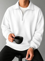 HOODLER Men Full Sleeve Solid Sweatshirt