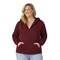 HOODLIFE True-Fit Womens Plus Size Zip-Up Hoodie