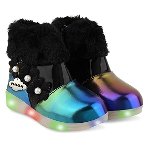 Hooh Kids Girls LED Light Up Shoes