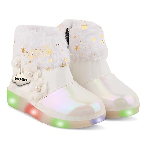 Hooh Kids Girls LED Light Up Shoes