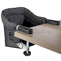 Hook-On High Chair, Portable Travel Seat for Baby 6-36 Months, Black