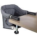 Toogel Hook-On High Chair, Portable Travel Seat for Baby 6-36 Months, Grey