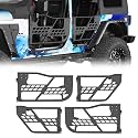 Hooke Road for Jeep JK Trail Doors Offroad Steel Tube Doors Compatible with 2007-2018 Jeep Wrangler JK Unlimited 4-Door Sahara Rubicon Sport