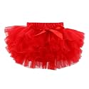 HOOLCHEAN Baby Girl Tutu Skirt Soft Fluffy 4-Layer Tulle Skort with Cotton Diaper Cover for Infant Toddler