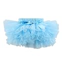 HOOLCHEAN Baby Girl Tutu Skirt Soft Fluffy 4-Layer Tulle Skort with Cotton Diaper Cover for Infant Toddler