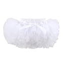 HOOLCHEAN Baby Girl Tutu Skirt Soft Fluffy 4-Layer Tulle Skort with Cotton Diaper Cover for Infant Toddler