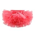 HOOLCHEAN Baby Girl Tutu Skirt Soft Fluffy 4-Layer Tulle Skort with Cotton Diaper Cover for Infant Toddler