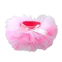 HOOLCHEAN Baby Girl Tutu Skirt Soft Fluffy 4-Layer Tulle Skort with Cotton Diaper Cover for Infant Toddler