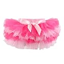 HOOLCHEAN Baby Girl Tutu Skirt Soft Fluffy 4-Layer Tulle Skort with Cotton Diaper Cover for Infant Toddler