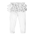 HOOLCHEAN Baby Toddler and Little Girls Ruffles Buttocks Leggings Solid Color Pants