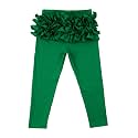 HOOLCHEAN Baby Toddler and Little Girls Ruffles Buttocks Leggings Solid Color Pants