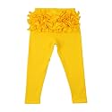 HOOLCHEAN Baby Toddler and Little Girls Ruffles Buttocks Leggings Solid Color Pants