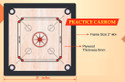 HOOMA 2 INCH BORDER GLOSSY FULL size Carrom Board(32'Inches)with Coin,Striker and Powde 82 cm Carrom Board (Multicolor)