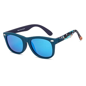 hooper space explorers collection  full rim square branded and stylish kids sunglasses  polarized and 100 uv protected  for boys amp girls age 8-12 yrs  hp s16593l