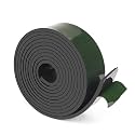 HooTown Adhesive Solid Rubber Strips, Self Neoprene Rubber Sheet Rolls Seal