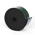 HooTown Adhesive Solid Rubber Strips, Self Neoprene Rubber Sheet Rolls Seal