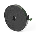 HooTown Adhesive Solid Rubber Strips, Self Neoprene Rubber Sheet Rolls Seal