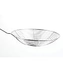 Jhara for Frying | Puri Strainer | Steel Deep Fry Jhara Mesh Laddle | Jharni Wire Skimmer with Handle for Perfect Oil Extraction - 14 cm