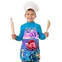 Apron for Boys &amp; Girls | Waterproof Chef Apron for Kids | Washable Apron for Kids for Painting Cooking Baking Sculpting | Adjustable Neck | Digital Printed Apron | Christmas Gifts.