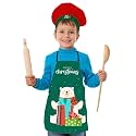 Apron for Boys &amp; Girls | Waterproof Chef Apron for Kids | Washable Apron for Kids for Painting Cooking Baking Sculpting | Adjustable Neck | Digital Printed Apron | Christmas Gifts.