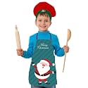 Apron for Boys &amp; Girls | Waterproof Chef Apron for Kids | Washable Apron for Kids for Painting Cooking Baking Sculpting | Adjustable Neck | Digital Printed Apron | Christmas Gifts.