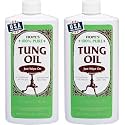 Hope's 100% Pure Tung Oil, Food Safe Wood Finish, 16 Fl Oz - 2 Pack