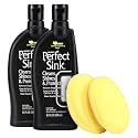 HOPE'S Perfect Sink Cleaner and Polish, Restorative, Water-Repellent, Removes Stains, Ideal for Brushed Stainless Steel, Cast Iron, Porcelain, Corian, Composite, Acrylic, 8.5 oz 2 Pack with 2 Pads