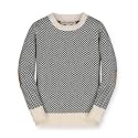 Hope &amp; Henry Boys' Long Sleeve Crew Neck Pullover Sweater