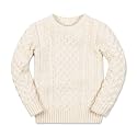 Hope &amp; Henry Boys' Long Sleeve Crew Neck Pullover Sweater