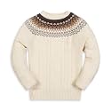 Hope &amp; Henry Boys' Long Sleeve Crew Neck Pullover Sweater
