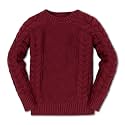 Hope &amp; Henry Boys' Long Sleeve Crew Neck Pullover Sweater