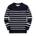 Hope &amp; Henry Boys' Long Sleeve Crew Neck Pullover Sweater